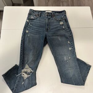 Abercrombie and fitch the skinny high rise jean